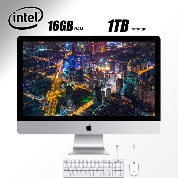 Restored iMac 21.5-inch (Retina 4K) 3.0GHZ 6-Core i5 (2019) MRT42LL/A 16 GB & 1 TB SSD Fusion HD 4096 x 2304 Display Mac OS Includes Keyboard and Mouse (Refurbished)