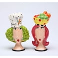 thumbnail image 3 of Ceramic Chef Lady Salt and Pepper Shakers  or Chef, 3 of 3