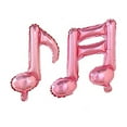 thumbnail image 6 of BalsaCircle 6 Rose Gold Music Notes Mylar Foil Plain Balloons Wedding Event Birthday, 6 of 6