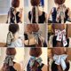 thumbnail image 2 of Bufanda de seda con letras Banda para el cabello Lazo para el cabello para mujer Lazo para el cabello estilo retro francés Cinta larga Lazo para el cabello Cinta larga, 2 of 6