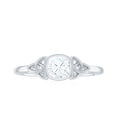 thumbnail image 5 of Rosec Jewels Moissanite Cushion Cut Engagement Ring 1 Ct - 6 mm - D-VS1 Quality Certified Moissanite Celtic Knot Ring, 10K White Gold, US 9.50, 5 of 9