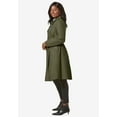 thumbnail image 3 of Jessica London Women's Plus Size Pleated Trench Coat, 3 of 3