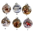thumbnail image 4 of Cateissary Adorno navideño 3D de animal con bola de cristal simulada. Regalo ideal: perfecto para árboles de Navidad y decoración del hogar. Kits de decoración para fiestas oso polar, 4 of 5