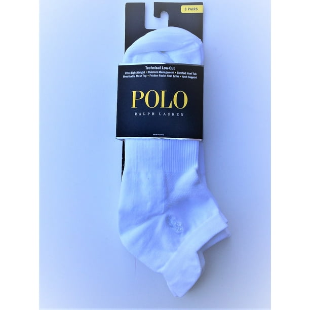 Polo Ralph Lauren - Polo Ralph Lauren 3 Pairs/Pack Low Cut Tab Tech ...