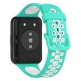 thumbnail image 2 of Silicone Wristbands Adjustable Smartwatch Wrist Strap Replacement Bands Compatible For  Watch Fit2 Replacement Bands Compatible For  Watch FIT2 Breathable Silicone Wristbands Dual, 2 of 7