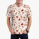 thumbnail image 1 of Balery Gingerbread Holiday Sweets Camisa Polo de Hombre con Estampado, de Manga Corta y Tejido Medio, Camisa Tipo Golf Polo-Large, 1 of 6