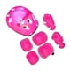 thumbnail image 2 of 7x/Set casco de bicicleta para niños con rodillera, codera, muñequera, a prueba de golpes, monopatín para adolescentes Rosa, 2 of 8