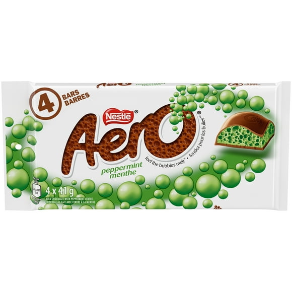 NESTLÉ® AERO® Peppermint Bubble Bar, 4-Pack (4 x 41 g), 4 x 41 G