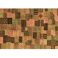 thumbnail image 1 of Ahgly Company Indoor Rectangle Abstract Brown Modern Area Rugs, 5' x 7', 1 of 4