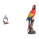 thumbnail image 1 of Estatua de resina de un loro pensativo sentado. Figura decorativa única, abstracta, de colección, hecha a mano en resina. Ideal para el hogar, la ofic, 1 of 8