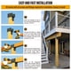 thumbnail image 5 of Soporte de amarre para postes WOWACE para madera de poste a viga de 4x4, 5 of 6