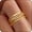 Gold, variant on LUNVKY 4PCS 18K Gold Plated Rings for Women Non Tarnish Knuckle Dainty Fashion CZ Ring Pinky Thin Thumb Stackable Ring Set Birthday Valentines Day Jewelry Gifts Teen Girlfriend Wife Her Age Ideas