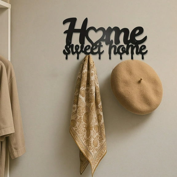 Metal Wall Hook - Stylish & Functional For Keys, Mugs, Holiday Decor! Perfect For Christmas Stocking Hangers, Halloween Decorations, And Year-Round Organization. Modern Home Decor For Living Room