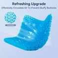 thumbnail image 2 of VUSIGN Cooling Gel Seat Cushion for Long Sitting, Wheelchair Cushions, Gel Chair Cushion for Hip Pain, Gel Seat Cushion for Office Chairs,Gel Car Seat Cushion Breathable, 2 of 7