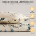 thumbnail image 4 of Jessy Home Floral Bedspread King Size Vintage Bird Quilt Microfiber Coverlet Set, 4 of 9