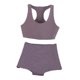 thumbnail image 2 of Ropa deportiva para mujer a escala 1/6, disfraz, moda, ideal como regalo deportivo. Rosa y morado, 2 of 9