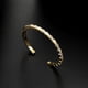 thumbnail image 1 of Pulsera de concha de hueso de serpiente de moda pulsera de ojo de gato que se puede abrir para, 1 of 5