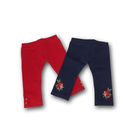 American Girl Janie and Jack Cozy Rose Leggings for 18-inch Dolls