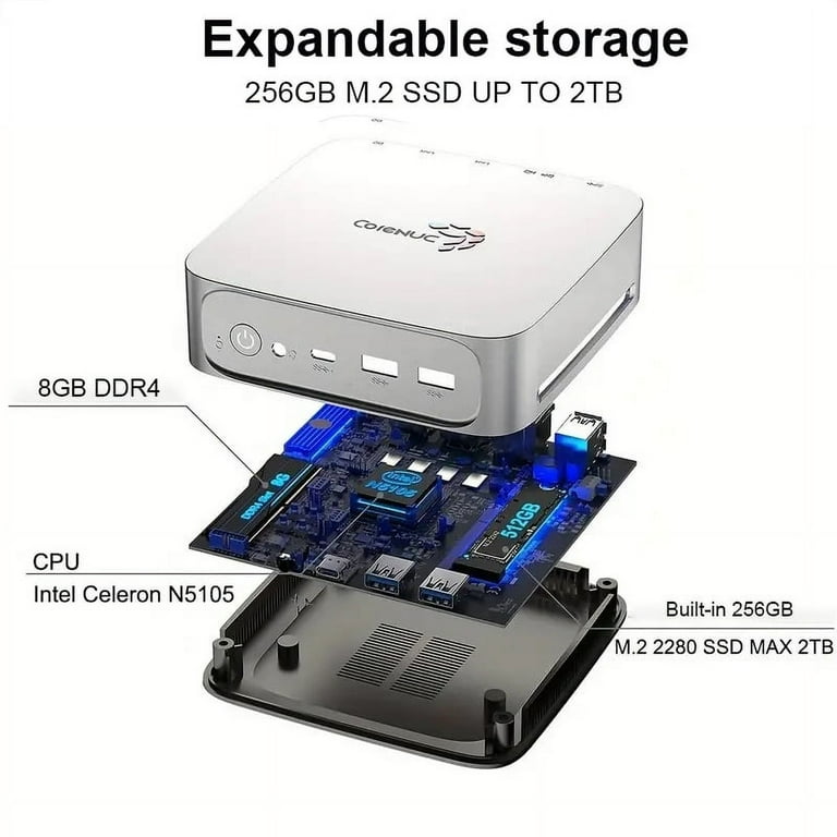 MiniPC(Celeron2GHz/16GB/512GB/Win11)管008 MiniPC(Celeron2GHz/16GB/512GB/Win11)管008 【公式通販】
