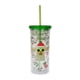 thumbnail image 1 of Vaso frío Silver Buffalo Star Wars: The Mandalorian Grogu Christmas Icons de plástico con pajita reutilizable y tapa a prueba de fugas, 1 of 6