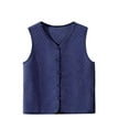 thumbnail image 2 of Fewfanhot Men's Winter Vest Thermal Underwear Top, Solid Color Thick Fleece-Lined Sleeveless Warm Base Layer, 2 of 5