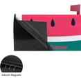 thumbnail image 4 of Coolnut Magnetic Mailbox Cover, Bright Summer with Watermelon Post Mail Box Cover Mail Wraps Cover, Standard Size 20.7" L x 18" W, 4 of 5