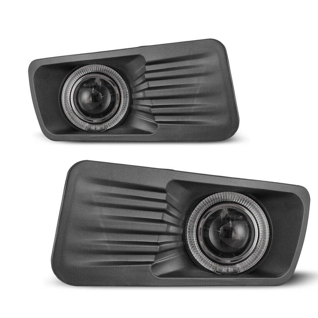 Fog Light Set for 2006-2010 Ford Explorer & 2007-2010 Ford Explorer Sport Trac w/Bulbs,Fog Light Assembly,Fog Lamp Replacement Clear Lens w/o Ironman & Sport Pkg,Eddie Bauer,Limited