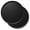 Black, variant on Jubilee 14" Round Restaurant Serving Trays (Set of 2), Brown - NSF Food Service Trays