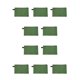 thumbnail image 1 of Scienceny Bolsa de herramientas de lona portátil verde, bolsa de herramientas multiusos resistente e impermeable, duradera, talla única talla única 10Conjunto, 1 of 6