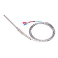 thumbnail image 4 of Sensor De Sonda Térmica, 0~600 Grados Celsius Detector De Cable De Extensión De Termopar Tipo K De Acero Inoxidable Para Instrumento De Control Para Termómetro Para Transmisor Anggrek Línea roja + negra tipo 3 metros, 4 of 8