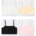 thumbnail image 2 of Girls Seamless Training Bras Thin Cotton Breathable Lightly TrainerNo Wire Training Bras for Women Teens 7-13 Years, 2 of 5