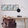 thumbnail image 3 of Stupell Industries Sea Life Plank Pattern Animals & Insects Painting Black Framed Art Print Wall Art, 12 x 12, Set of 3, 3 of 9
