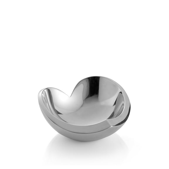 Nambe Large Nambe Alloy Decorative Love Bowl 6.25" x 3" - Ideal Valentine's Day or Wedding Gift