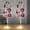 Purple & Silver, variant on Frantlna Balloon Stand Kit Floor Centerpieces, with String Light, for Wedding Birthday Party (Blue & Gold)