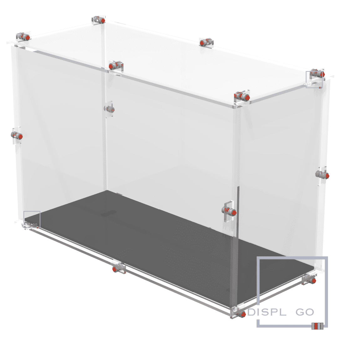 Display Case for LEGO® 72046 Nintendo Game Boy (Black base)