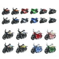 thumbnail image 3 of Kids Pull-Back Motorcycle Toys Fall and Crash Resistant The Front End Can Swing  Toddler Racing Toys(D 4PCS), 3 of 7
