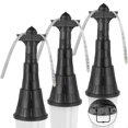 thumbnail image 1 of Juego de ventiladores de sobremesa, 3 unidades, levantados, ajustables en altura para exteriores, 1 of 6