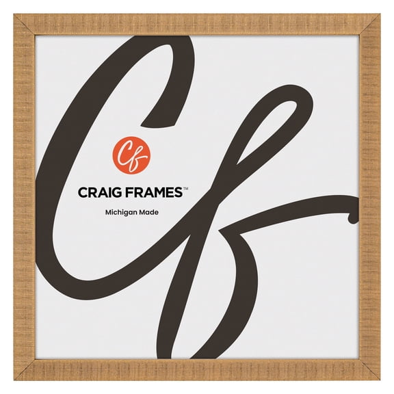 Craig Frames Linear, 20x20 Picture Frame, Gold