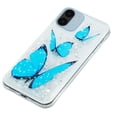 thumbnail image 3 of Xiaomi Redmi A1 4G/A2 4G Patrón en relieve Quicksand Funda para teléfono TPU Funda para teléfono Mariposa, 3 of 3
