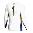 thumbnail image 3 of Youth GameDay Greats #1 White Marquette Golden Eagles Lightweight Women's Volleyball Jersey, 3 of 4