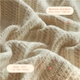 thumbnail image 4 of Beautiful Neutral Woven Throw by Drew Barrymore, 50" x 60", 4 of 7
