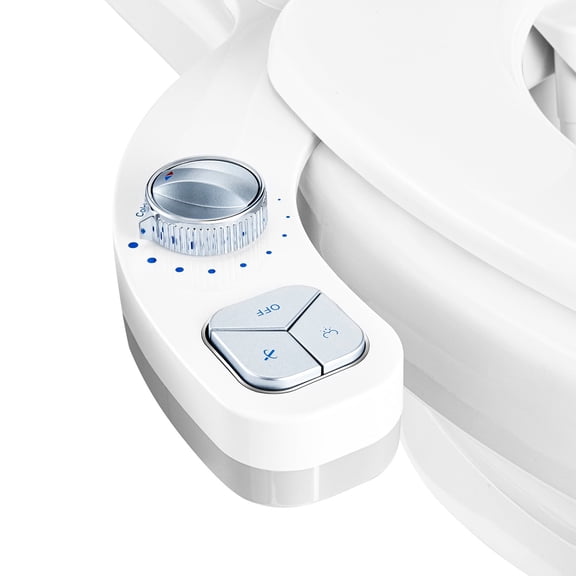 ROSYNEY Bidet Attachments, Ultra-Slim Hygienic Bidet for Existing Toilets,Adjustable Water Pressure, Ease of Installation,Chrome