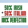 thumbnail image 2 of CafePress - 50% Irish + 50% Italian = 100 Infant Creeper - Baby Light Bodysuit, Size Newborn - 24 Months, 2 of 4