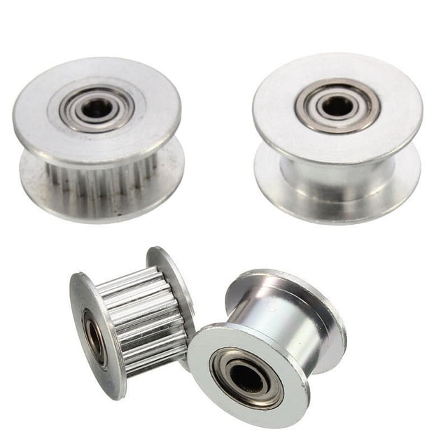 1pc Durable 16T/20T GT2 Aluminum Timing Pulley With/Without Tooth For DIY 3D Printer Pulleys Tool ,Easy Installation