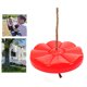 thumbnail image 3 of 2024Columpio de árbol de disco de plástico resistente con cuerda de PE para niños Equipo de juego al aire libre Rojo, 3 of 3