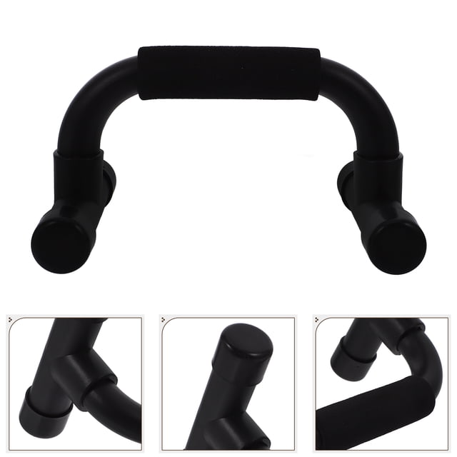 unbranded 1Par Barras Para Flexiones Con Asas Antideslizantes Para Entrenamiento De Pecho Y Brazos En Casa Color Negro