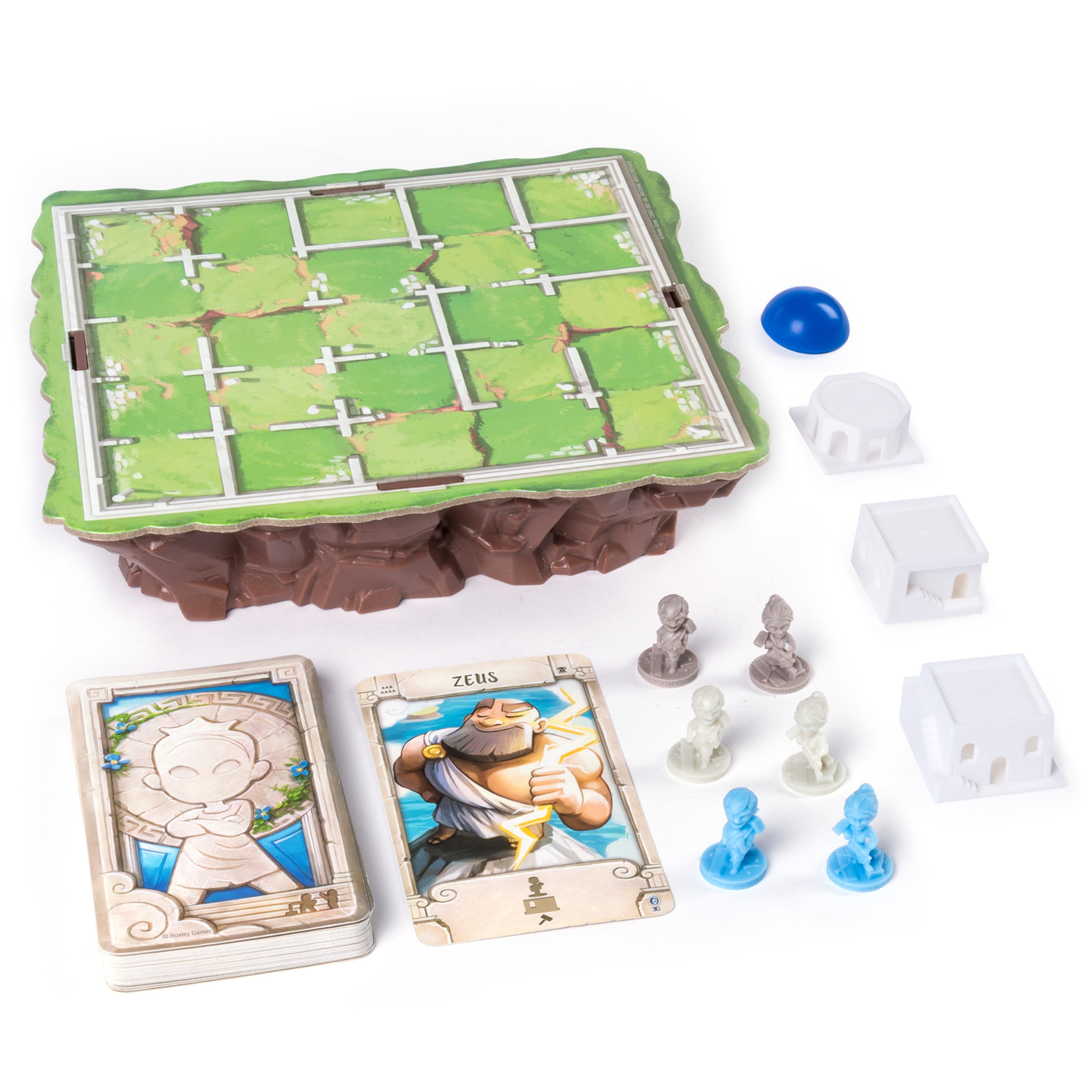 Santorini, Strategy Family Board Game 2-4 Players Classic Fun Building Greek Mythology Card Game, for Kids & Adults Ages 8 and up - image 4 of 6
