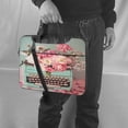 thumbnail image 5 of Lsque Vintage Typewriter Floral Pattern Laptop Bag – Portable & Slim Single-Shoulder Computer Case with Adjustable Strap, Protective, Lightweight for 13”/14”/15.6” Laptops, 5 of 8