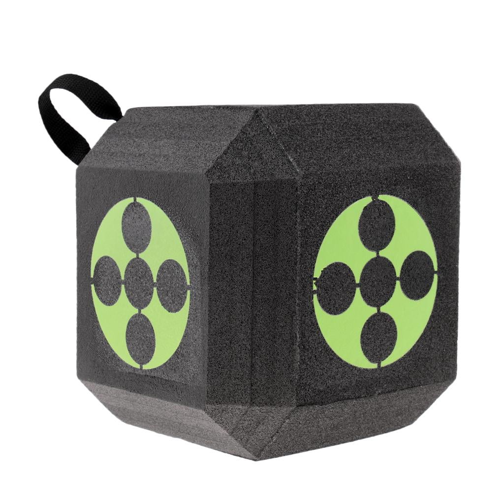 18-Sided 3D Reusable Target with Self XPE Foam for all Types Green