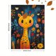 thumbnail image 3 of Qisvanset 12x16 Inch With Frame 2D Flat Wall Art Fun Colorful Animal Kids Nursery Bedroom Wall Decor Gift, 3 of 8